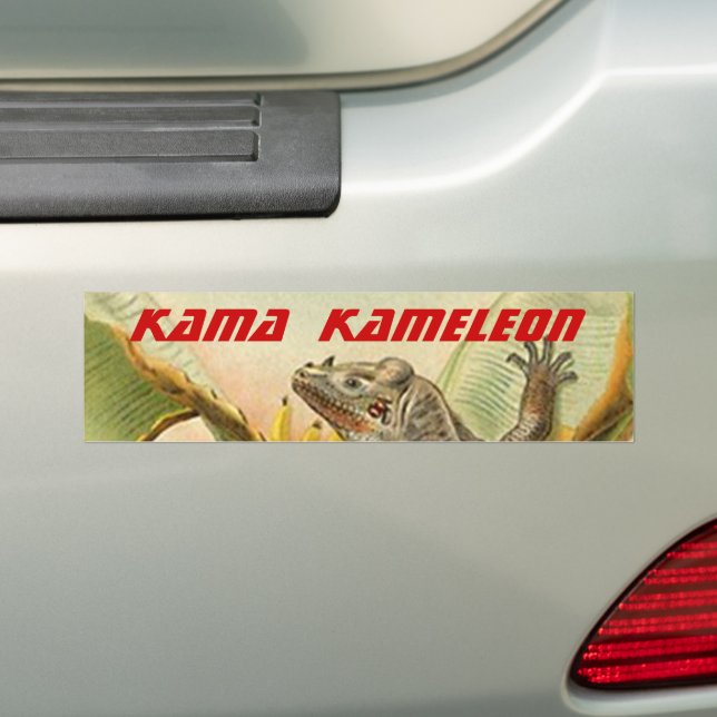Autocollant De Voiture KAMALA HARRIS Kameleon CHAMELEON Lizard 2024 (En voiture)