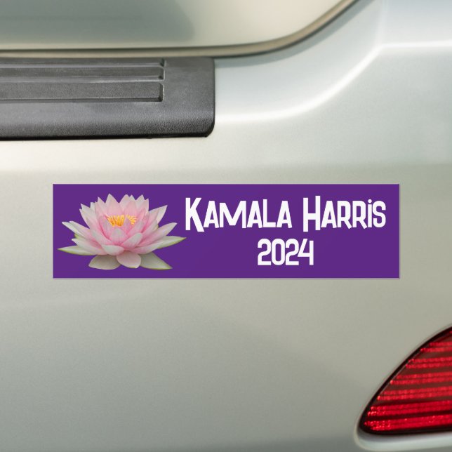 Autocollant De Voiture Kamala Harris Lotus 2024 (En voiture)