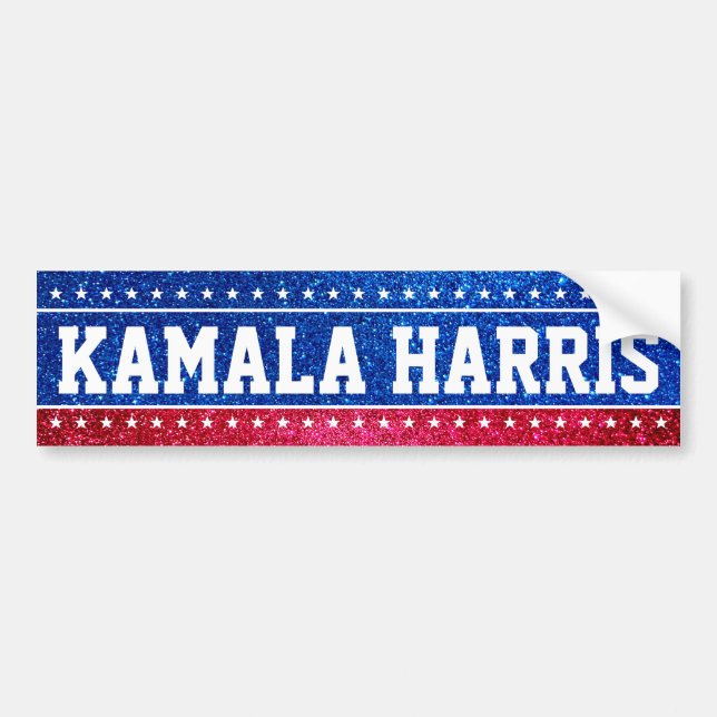 Autocollant De Voiture Kamala Harris Patriotic Coffee Mug - 2024 (Devant)