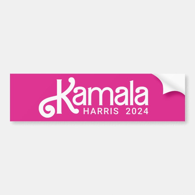 Autocollant De Voiture kamala rose 2024 (Devant)