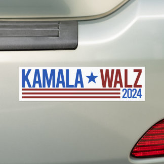 Autocollant De Voiture Kamala Walz 2024