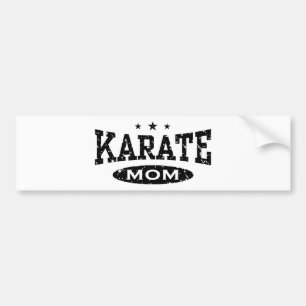 Autocollant De Voiture Karate Maman