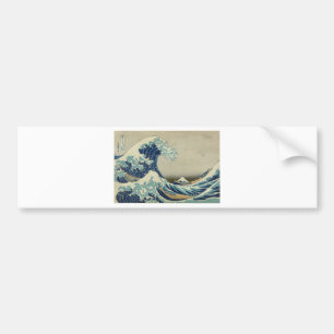 Autocollant De Voiture Katsushika Hokusai : La Grande Vague de Kanagawa