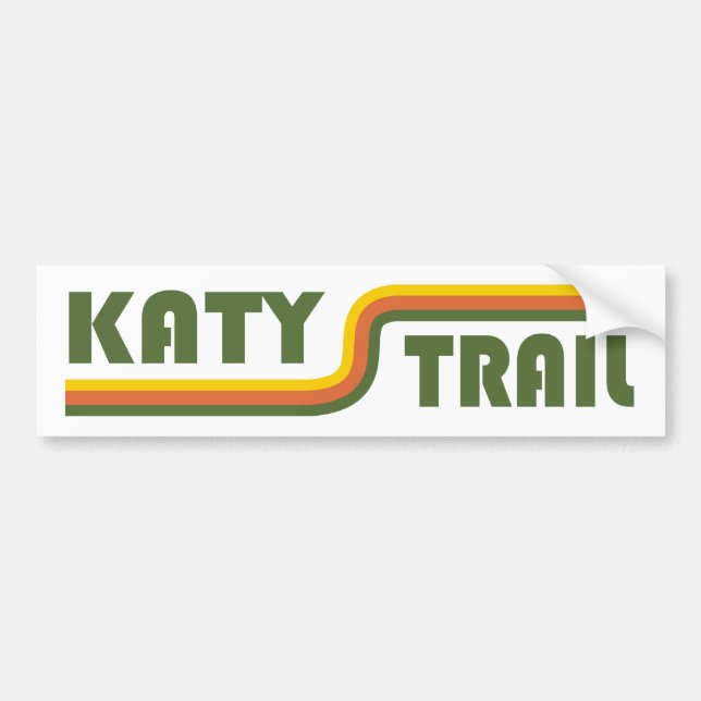 Autocollant De Voiture Katy Trail Missouri (Devant)