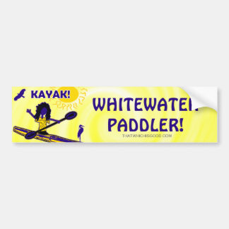 Autocollant De Voiture Kayak de Whitewater ! Habillement et tels