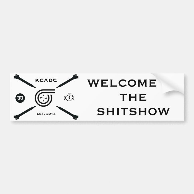 AUTOCOLLANT DE VOITURE KCADC_LOGO_BUMPER (Devant)