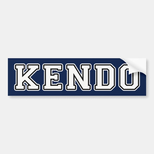 Autocollant De Voiture Kendo (Devant)