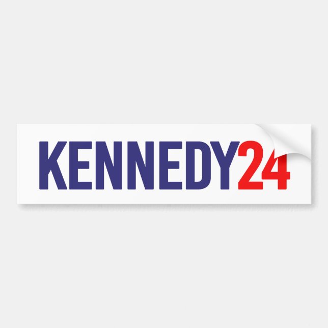 AUTOCOLLANT DE VOITURE KENNEDY 2024 (Devant)