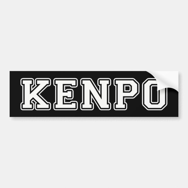 Autocollant De Voiture Kenpo (Devant)