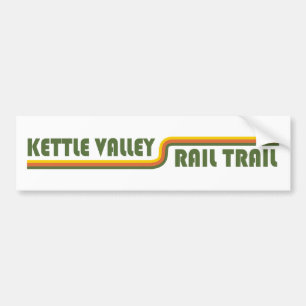 Autocollant De Voiture Kettle Valley Rail Trail Colombie-Britannique