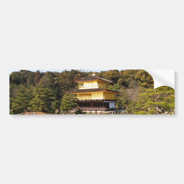Autocollant De Voiture Kinkaku-ji 金 閣 Temple 寺 du Pavillon d'Or (Devant)