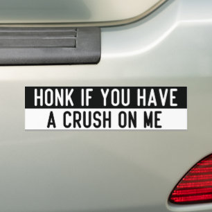 Autocollant De Voiture klaxonnez si vous avez un faible pour moi