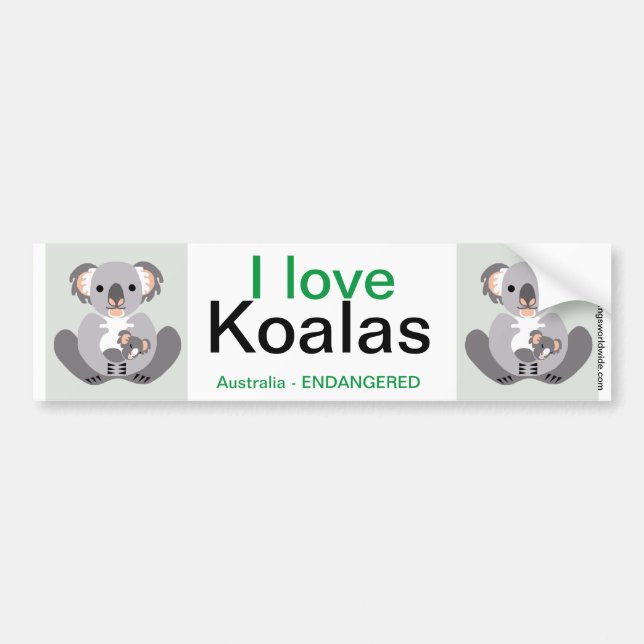 Autocollant De Voiture Koala- (Devant)