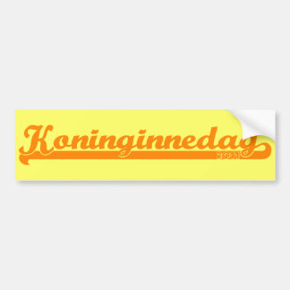 Autocollant De Voiture Koninginnedag