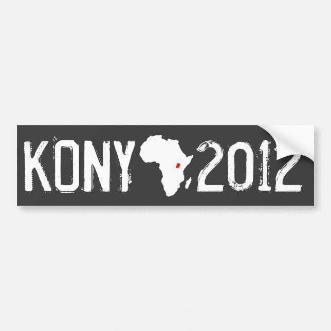 Autocollant De Voiture Kony 2012 (Devant)