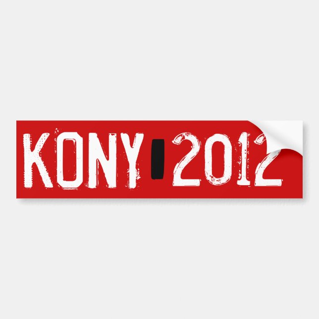 Autocollant De Voiture Kony 2012 (Devant)