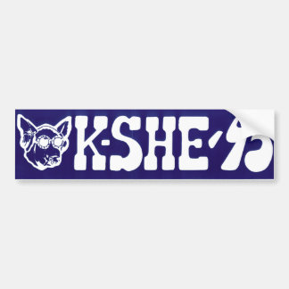 Autocollant De Voiture KSHE-95 Bumper Sticker
