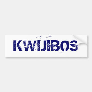 AUTOCOLLANT DE VOITURE KWIJIBOS