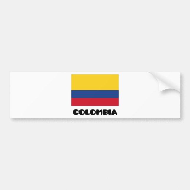 Autocollant De Voiture La Colombie (Devant)