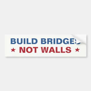 Autocollant De Voiture La "construction bumpersticker jette un pont sur