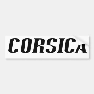Autocollant De Voiture La Corse/Corse