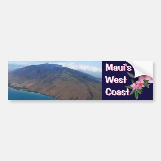 Autocollant De Voiture La côte ouest de Maui (Devant)