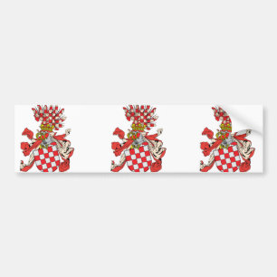 Autocollant De Voiture la Croatie, Autriche
