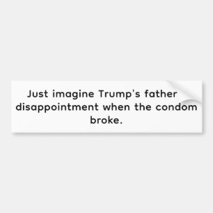 Autocollant De Voiture La déception du père de Trump Hankamer Artjunkhaus
