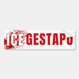 Autocollant De Voiture La ICE est égale à la Gestapo anti Trump