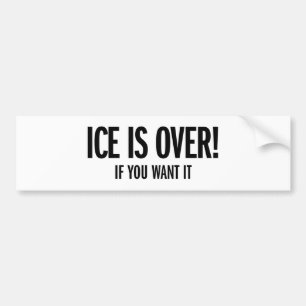 Autocollant De Voiture La ICE est finie