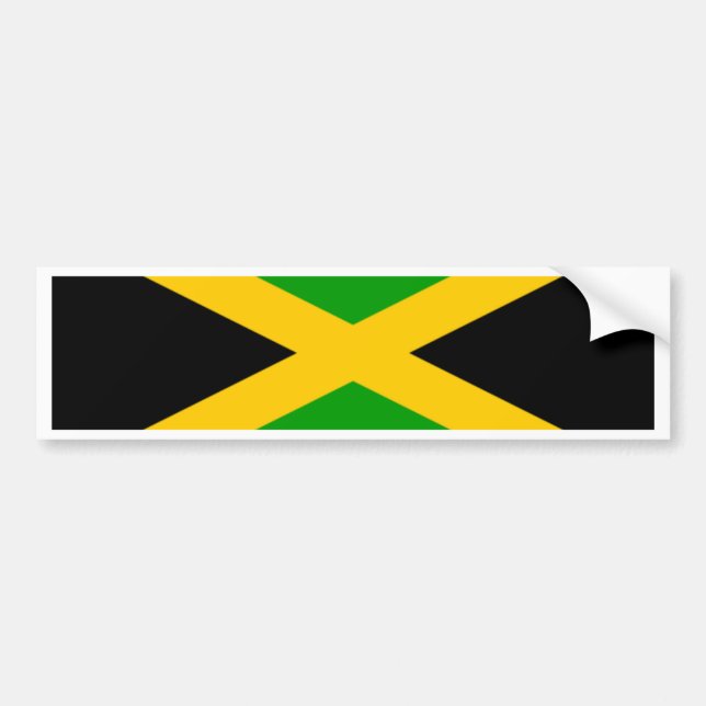 Autocollant De Voiture La Jamaïque (Devant)