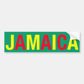 AUTOCOLLANT DE VOITURE LA JAMAÏQUE !