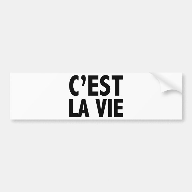 Autocollant De Voiture La La de C'est luttent (Devant)