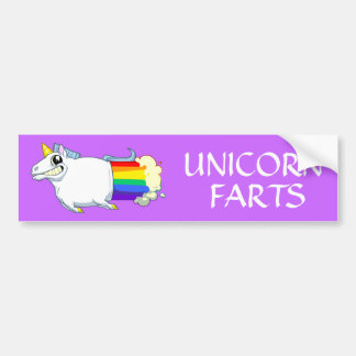 Autocollant De Voiture La licorne pète adhésif pour pare-chocs