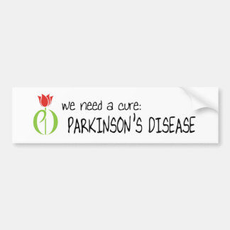 Autocollant De Voiture la maladie de Parkinson, la maladie de parkinsons,