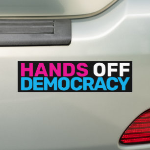 Autocollant De Voiture La Manifestation féministe Trans Art Met La Démocr