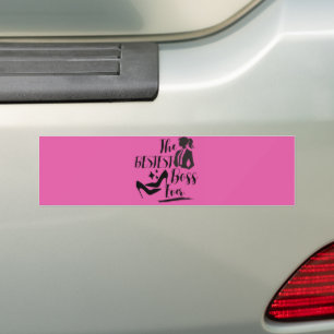 Autocollant De Voiture La Meilleure Patronne