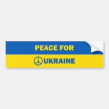 La Paix Pour L'Ukraine Couleurs Texte Drapeau