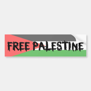 Autocollant De Voiture La PALESTINE LIBRE Bumpersticker