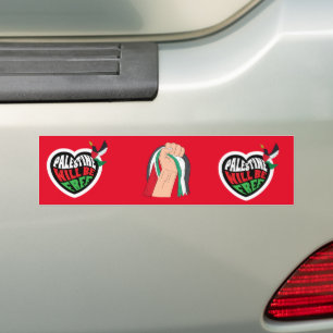 Autocollant De Voiture La Palestine sera libre