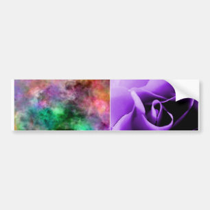 Autocollant De Voiture la peau et le pastel de rose de pourpre teignent