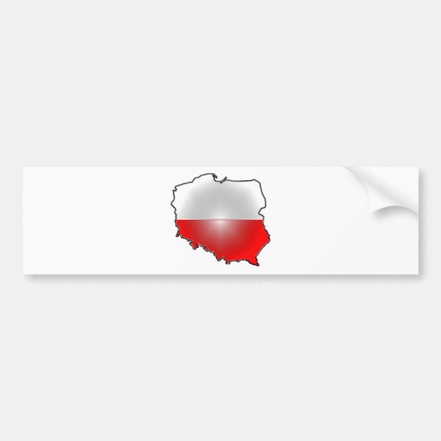 Autocollant De Voiture La Pologne (Devant)