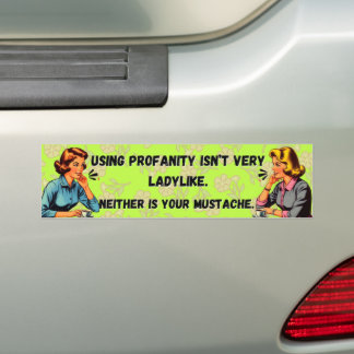 Autocollant De Voiture La profanation n'est pas comme un bumper Sticker