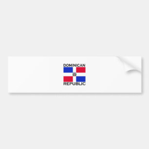 Autocollant De Voiture La République Dominicaine