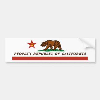 Autocollant De Voiture La République populaire de la Californie