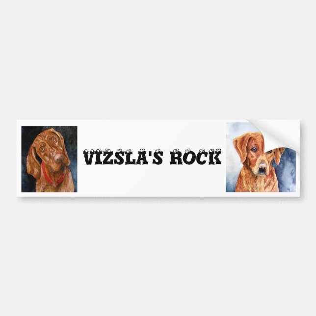Autocollant De Voiture La ROCHE de VIZSLA, adhésif pour pare-chocs (Devant)