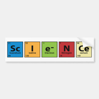 Autocollant De Voiture La Science