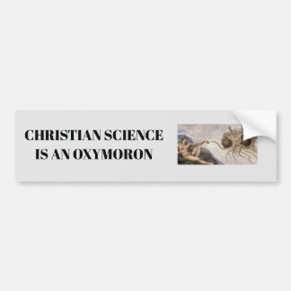 Autocollant De Voiture La science chrétienne est un oxymoron