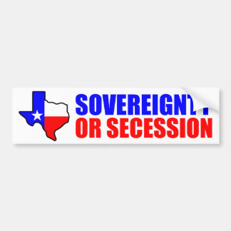 Autocollant De Voiture La souveraineté ou secession !