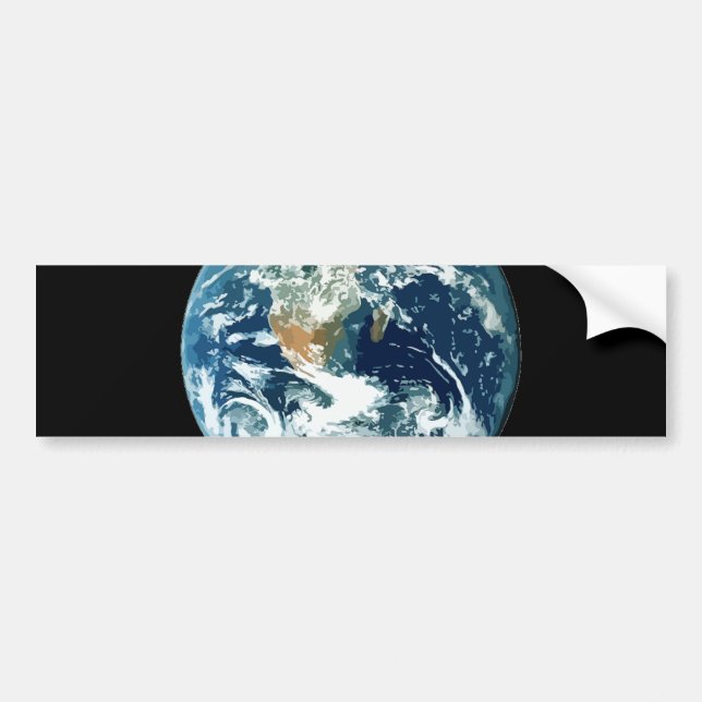 Autocollant De Voiture La terre de planète (Devant)